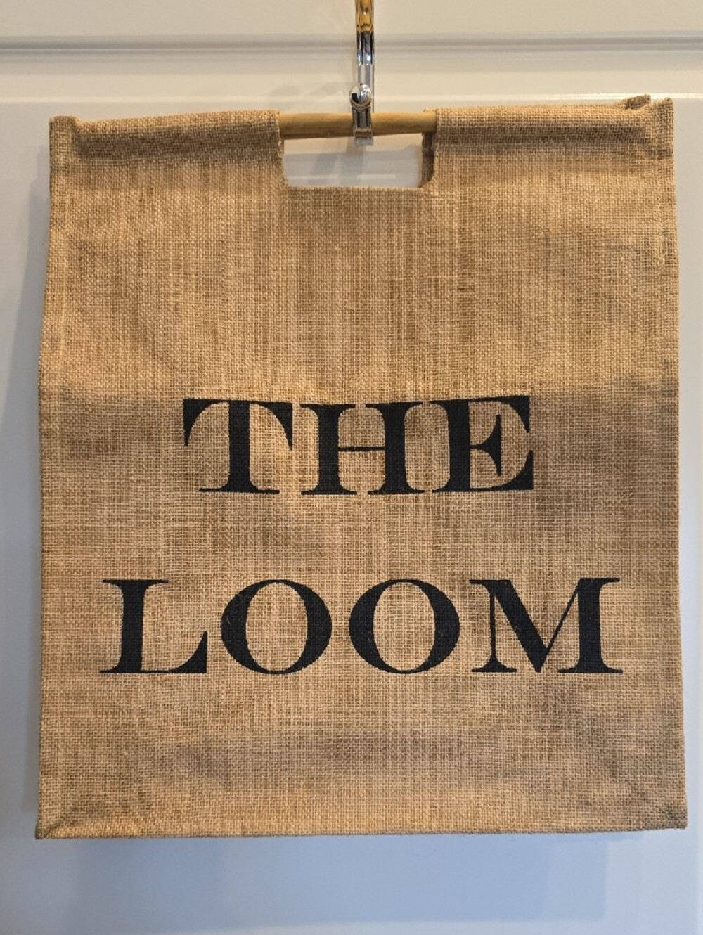 Earthbags Tote Bag With Jute Wood Handles